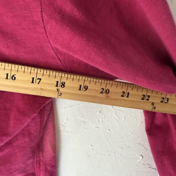 Eddie Bauer Shirt Y2k Small Pink Button Front Long Sleeve 100% Cotton Button Up - Picture 7 of 8